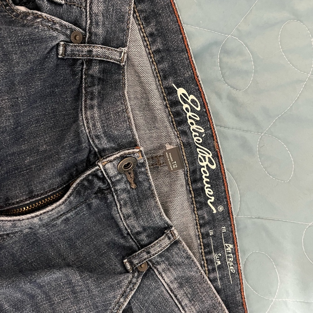 Eddie Bauer Slim Jeans in Faded Black Denim